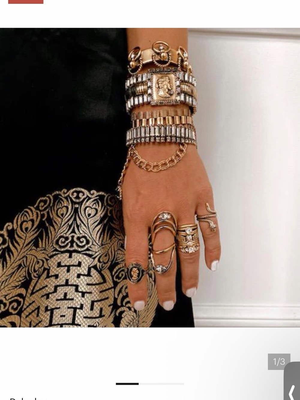 Dylanlex Gilded Jet Bracelet - Picture 7 of 7